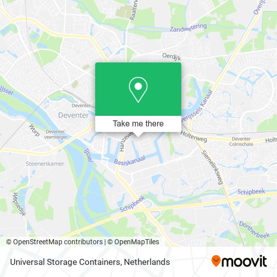 Universal Storage Containers map