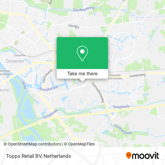 Topps Retail BV map