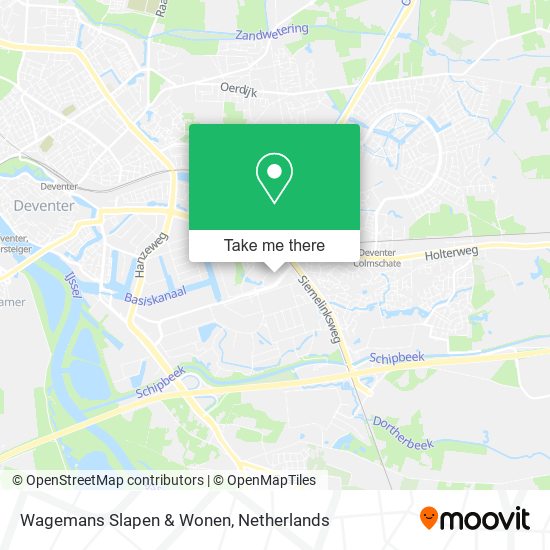 Wagemans Slapen & Wonen map