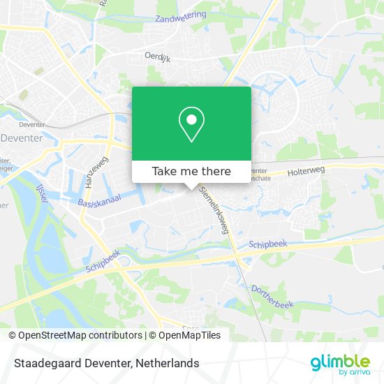 Staadegaard Deventer map