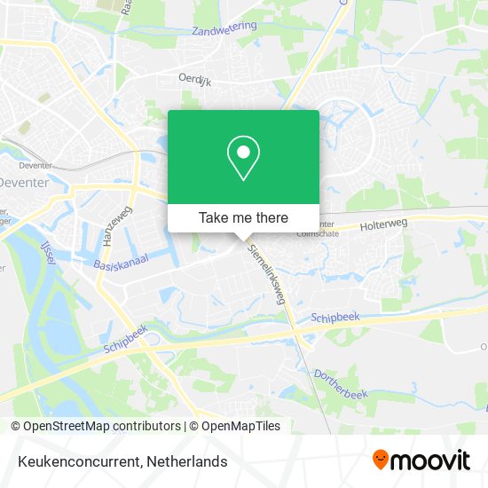 Keukenconcurrent map