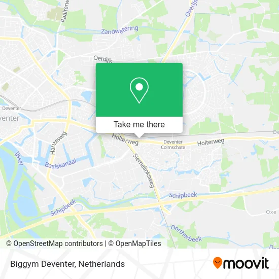 Biggym Deventer map