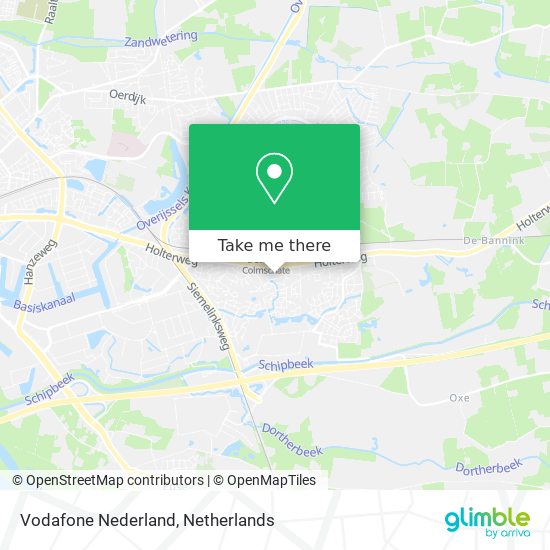 Vodafone Nederland map