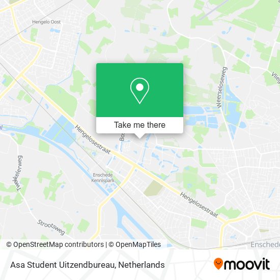 Asa Student Uitzendbureau map