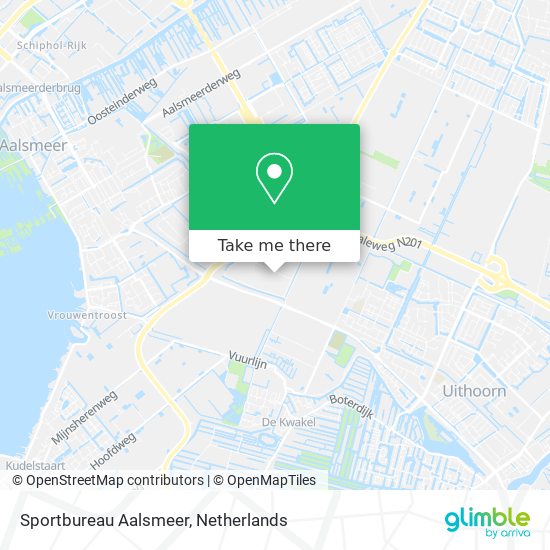 Sportbureau Aalsmeer map