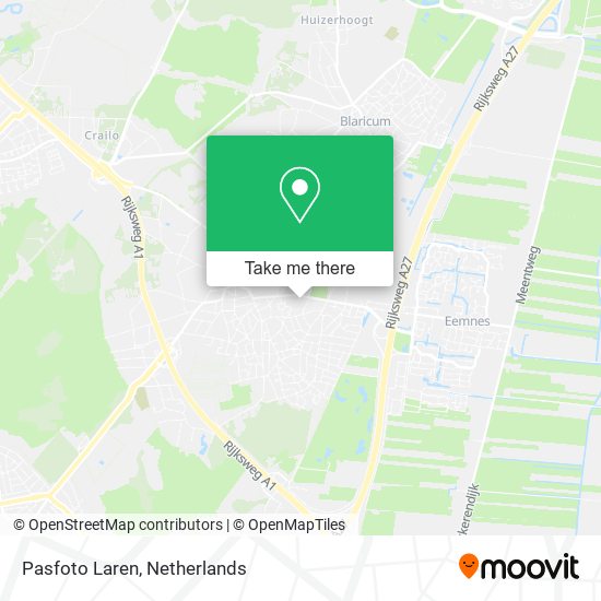 Pasfoto Laren map