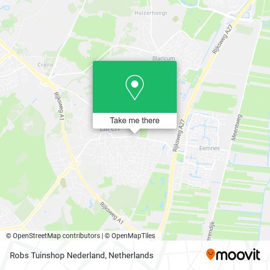 Robs Tuinshop Nederland map