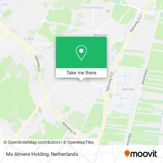 Ms Almere Holding map