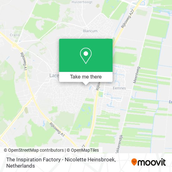 The Inspiration Factory - Nicolette Heinsbroek map