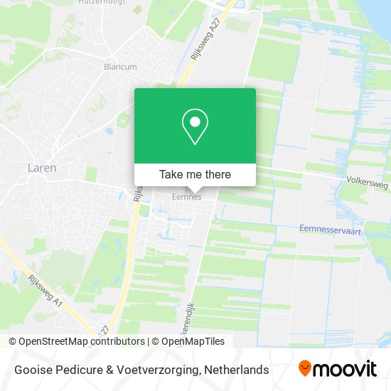 Gooise Pedicure & Voetverzorging map