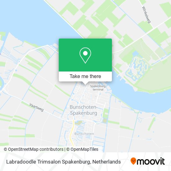 Labradoodle Trimsalon Spakenburg map