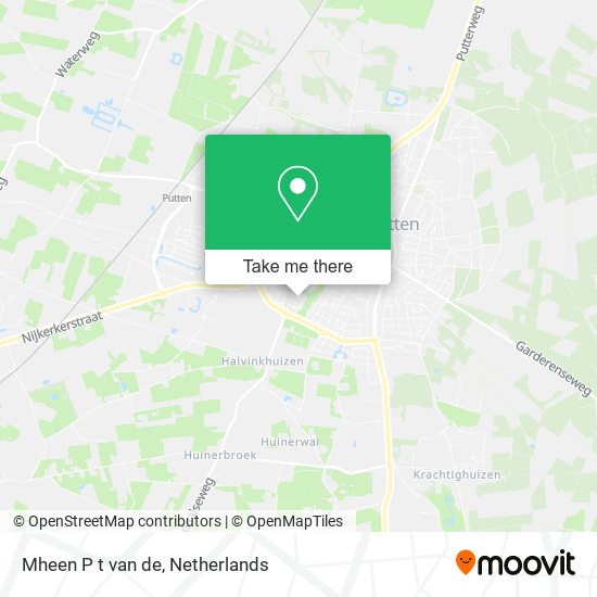 Mheen P t van de map