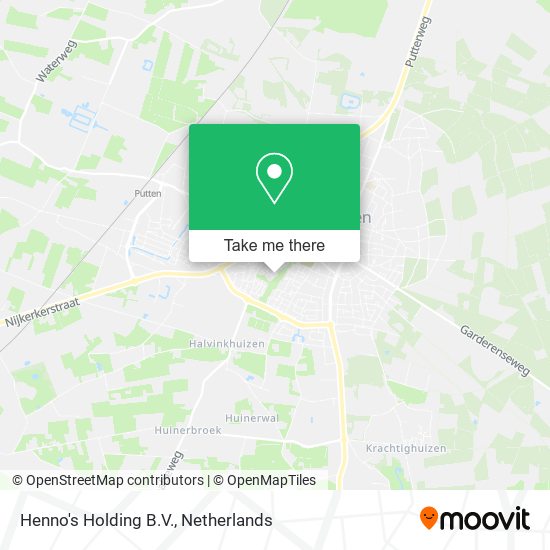Henno's Holding B.V. map