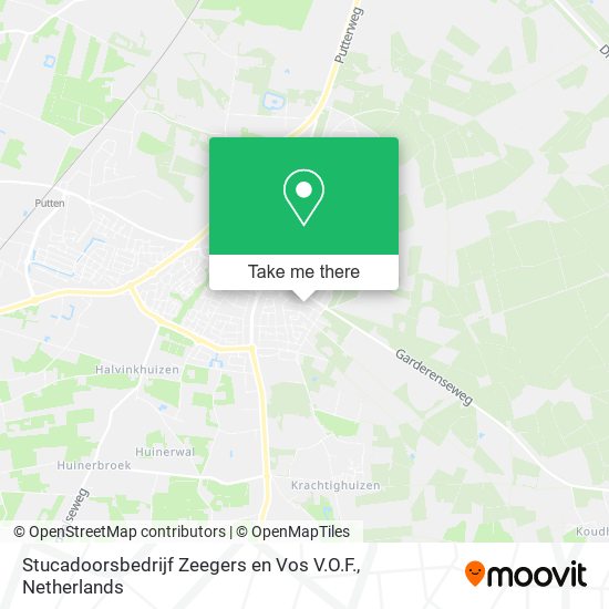 Stucadoorsbedrijf Zeegers en Vos V.O.F. Karte