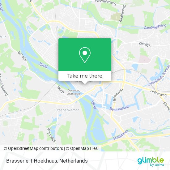 Brasserie 't Hoekhuus map