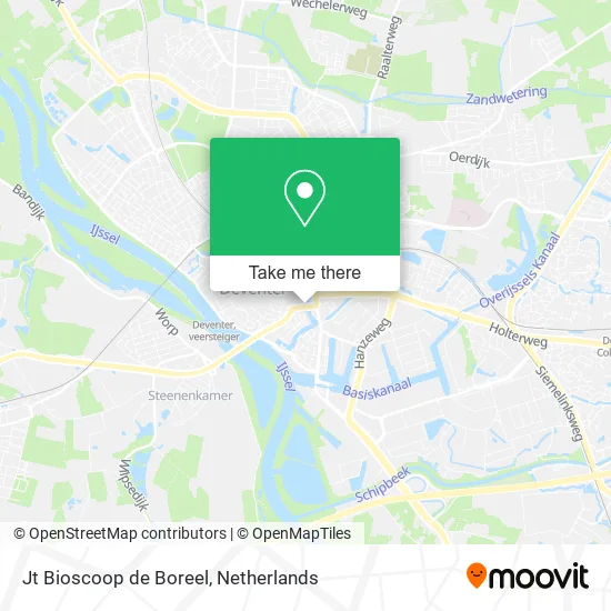 Jt Bioscoop de Boreel map
