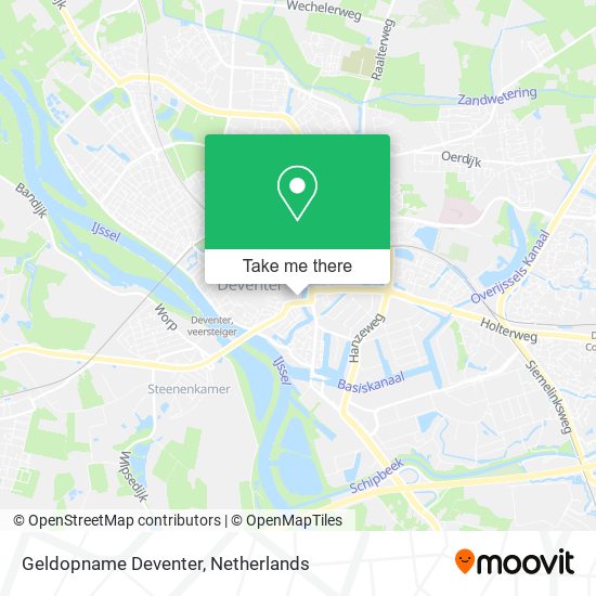 Geldopname Deventer Karte
