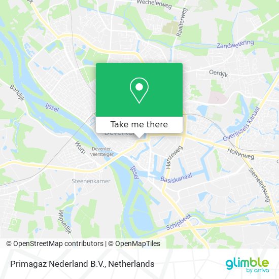 Primagaz Nederland B.V. map