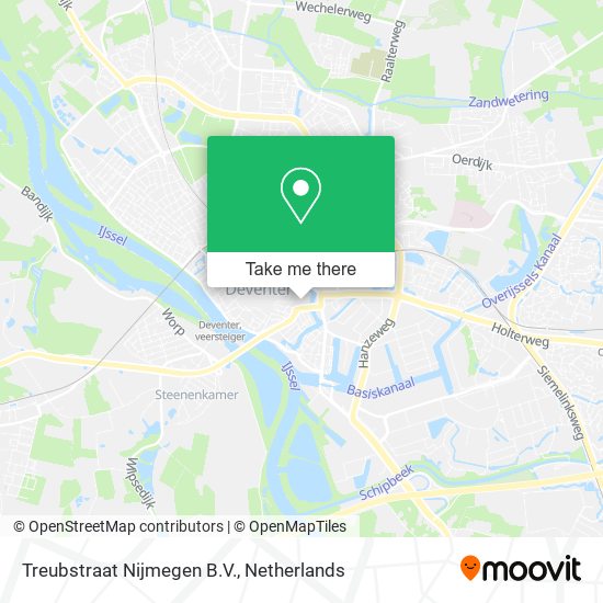 Treubstraat Nijmegen B.V. Karte