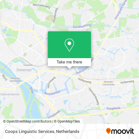 Coops Linguistic Services map
