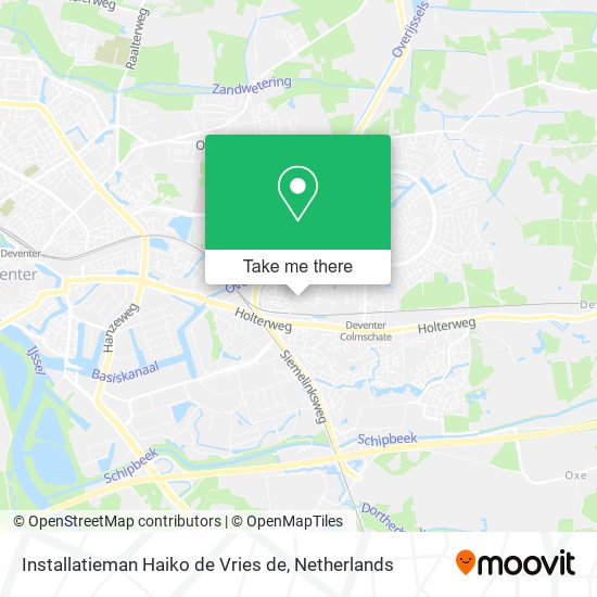 Installatieman Haiko de Vries de map