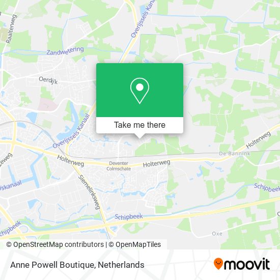 Anne Powell Boutique map