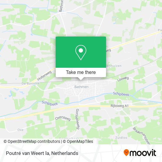 Poutré van Weert la map