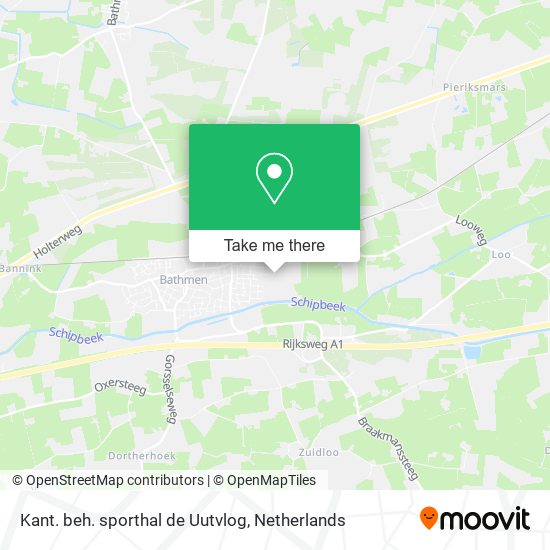 Kant. beh. sporthal de Uutvlog map