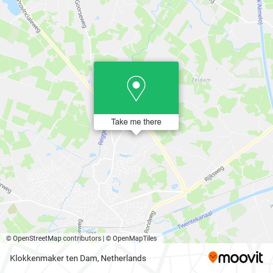 Klokkenmaker ten Dam Karte