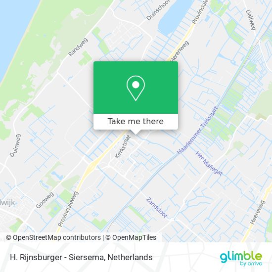 H. Rijnsburger - Siersema Karte
