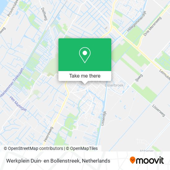 Werkplein Duin- en Bollenstreek Karte