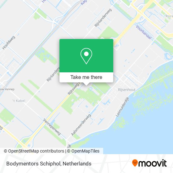 Bodymentors Schiphol map