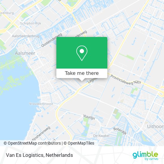 Van Es Logistics map