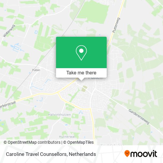 Caroline Travel Counsellors map