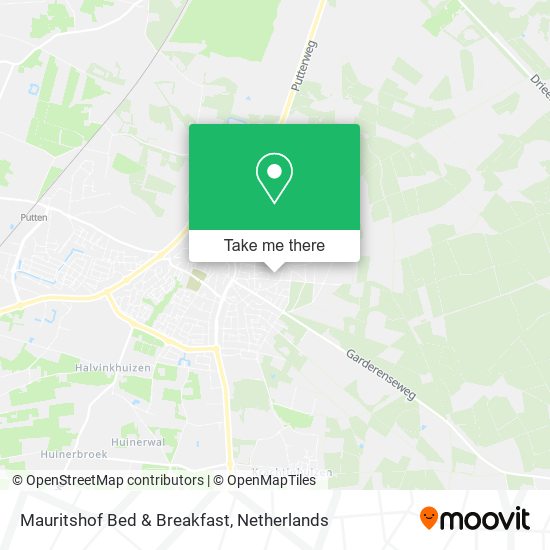 Mauritshof Bed & Breakfast map