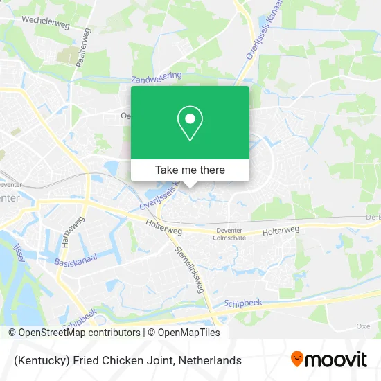 (Kentucky) Fried Chicken Joint map