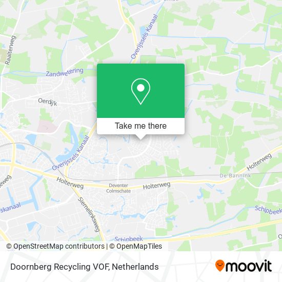 Doornberg Recycling VOF map