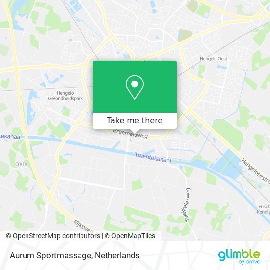 Aurum Sportmassage map