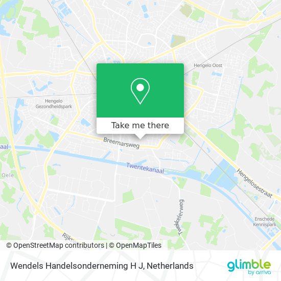 Wendels Handelsonderneming H J Karte