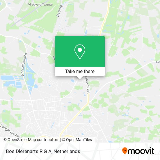 Bos Dierenarts R G A map