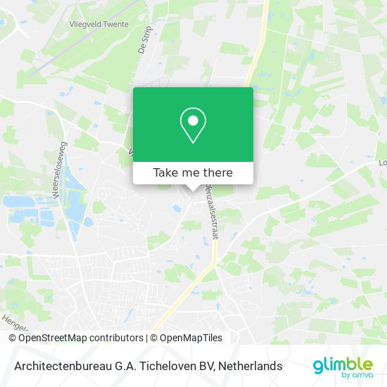 Architectenbureau G.A. Ticheloven BV map