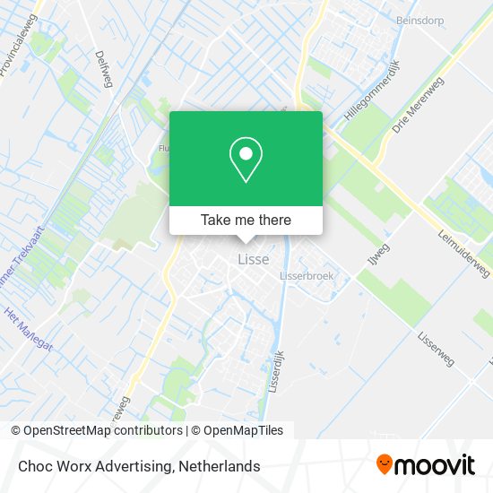 Choc Worx Advertising map