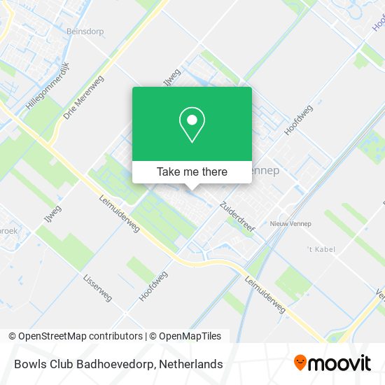 Bowls Club Badhoevedorp Karte