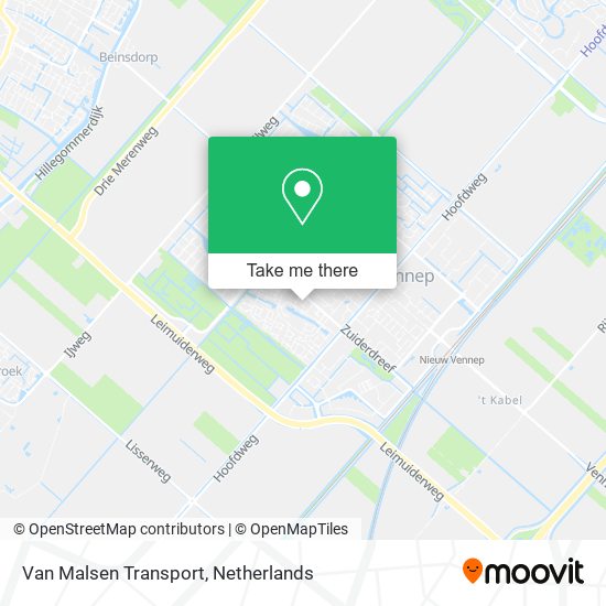 Van Malsen Transport map