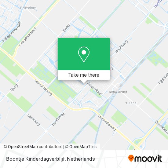 Boontje Kinderdagverblijf map