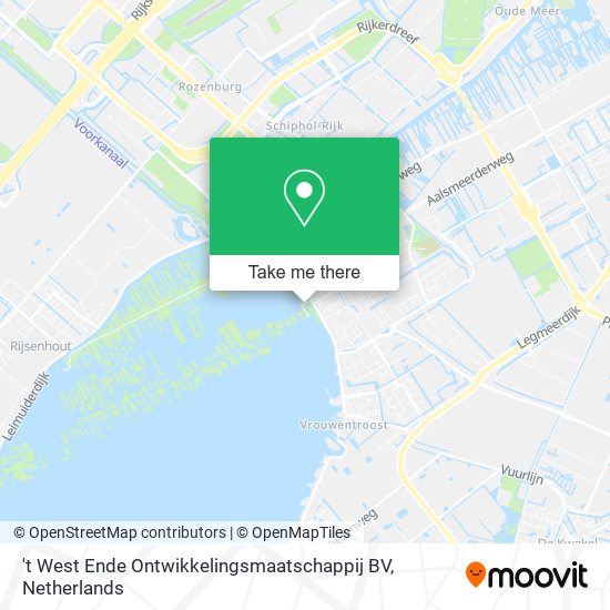 't West Ende Ontwikkelingsmaatschappij BV Karte