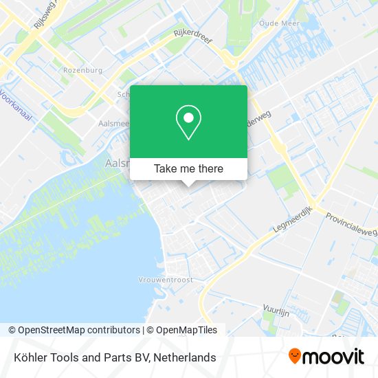 Köhler Tools and Parts BV map