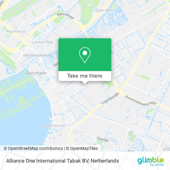 Alliance One International Tabak BV map