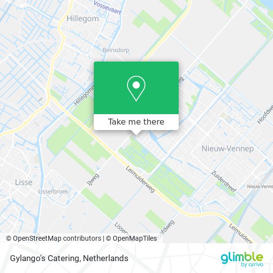 Gylango's Catering map