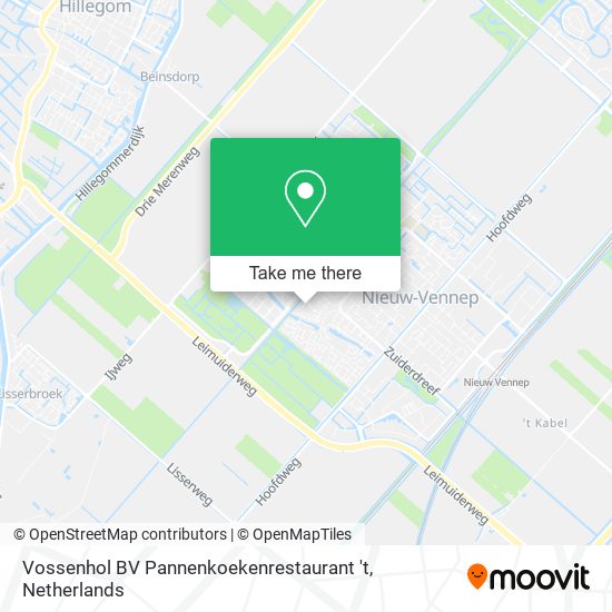 Vossenhol BV Pannenkoekenrestaurant 't map